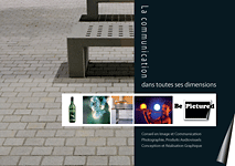 Flyer de présentation de Be Pictured, agence de communication